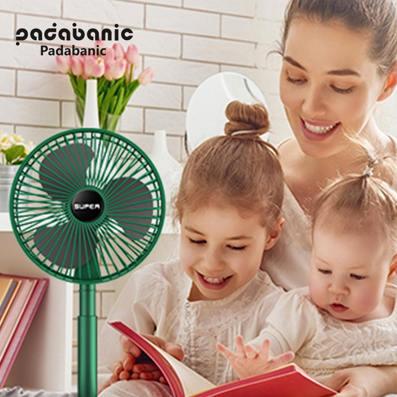 Quạt Gấp Gọn Mini 1357 Nhỏ Gọn Sạc Tích Điện  Dùng Mọi Nơi Thích Hợp Cho Dân Văn Phòng