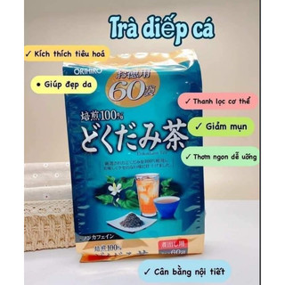Trà diếp cá Mát gan, thải độc, không mùi