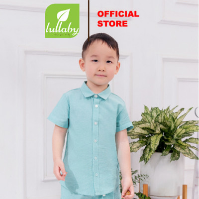LULLABY - NH564M - Áo sơ mi cộc tay bé trai