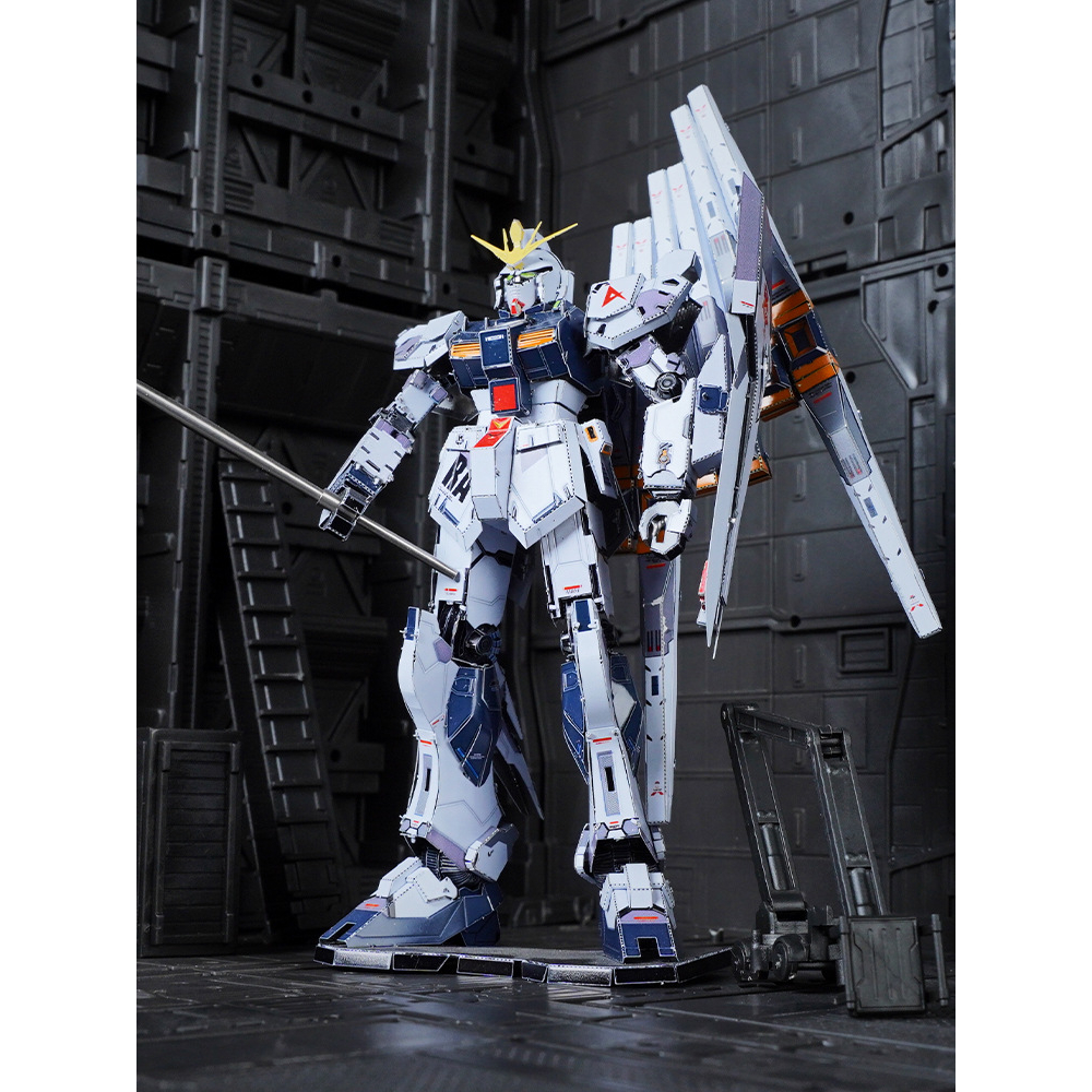 Mô Hình 3D Kim loại  Head Robot Gundam RX-93 Nu