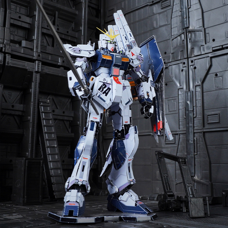 Mô Hình 3D Kim loại  Head Robot Gundam RX-93 Nu