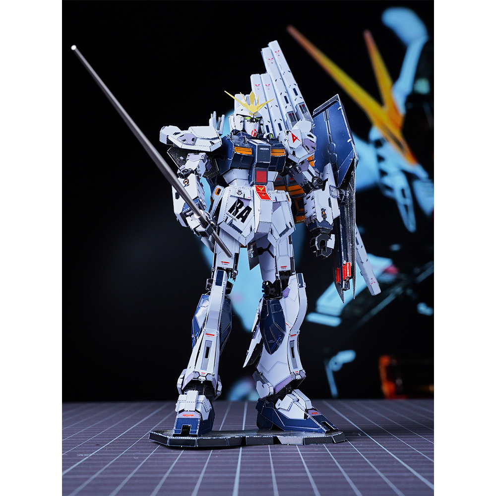 Mô Hình 3D Kim loại  Head Robot Gundam RX-93 Nu
