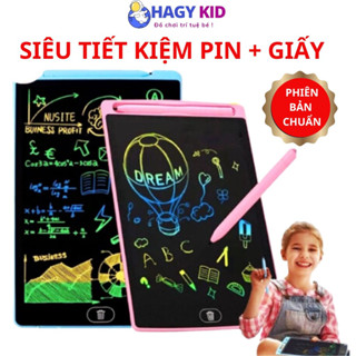 Bảng Viết tự xóa LCD Hagykid Bảng Vẽ Điện Tử Thông Minh Đa Sắc Màu Tự Động Xóa Thúc Đẩy Tư Duy Sáng Tạo Cho Bé