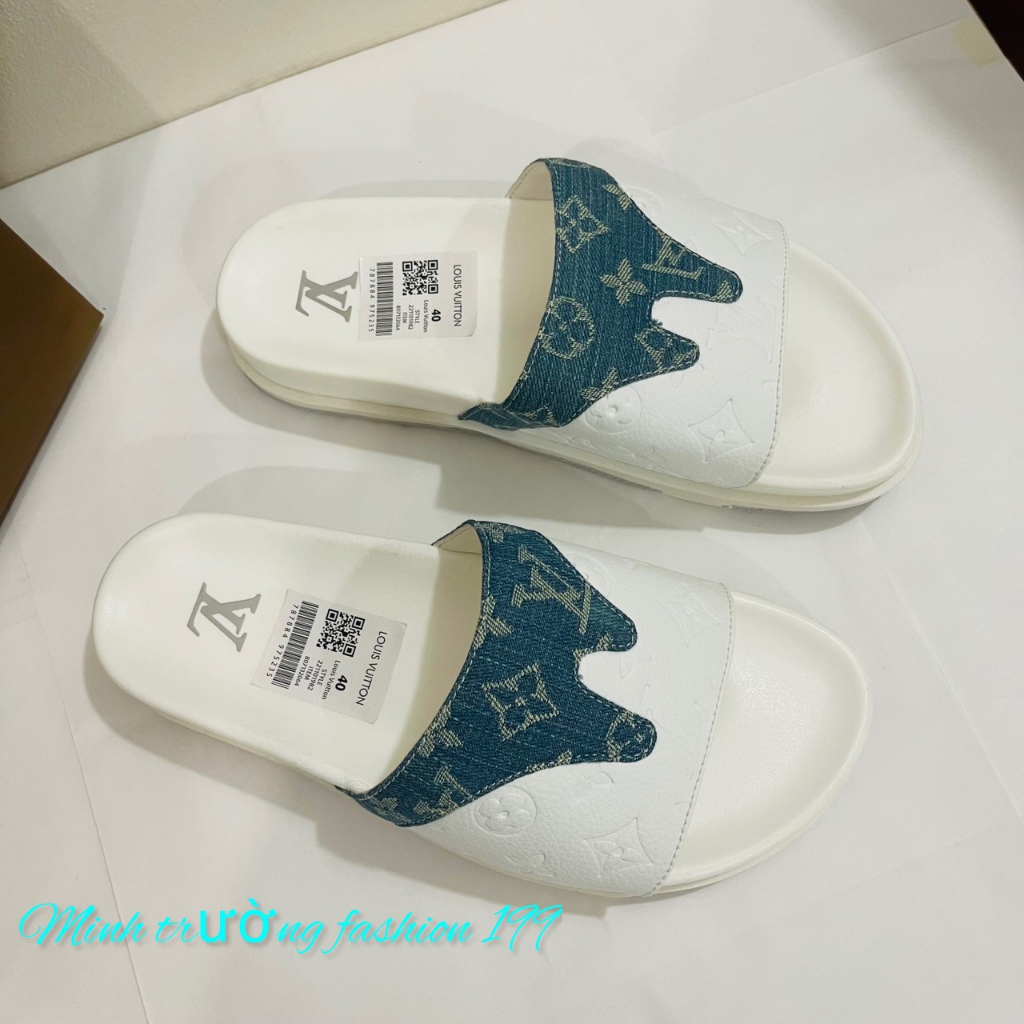 Dép LV nam mới nhất - dép quai ngang LOUI.S VUITTON Unisex -  đế mềm mịn giúp thấm hút MỒ HÔI CHÂN