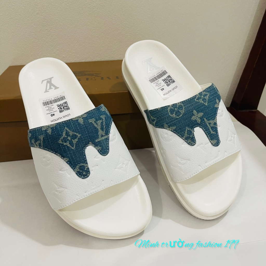 Dép LV nam mới nhất - dép quai ngang LOUI.S VUITTON Unisex -  đế mềm mịn giúp thấm hút MỒ HÔI CHÂN