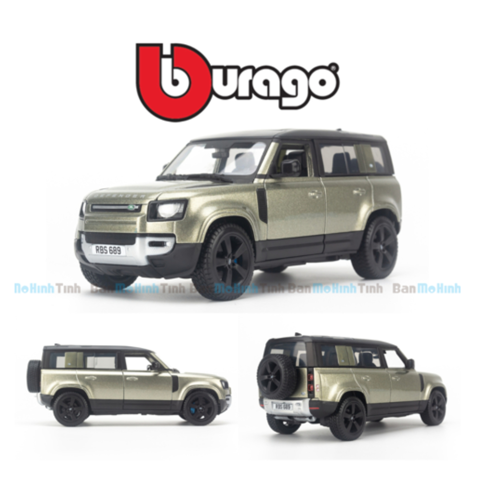 Mô hình xe Land Rover Defender 110 2020 1:24 Bburago