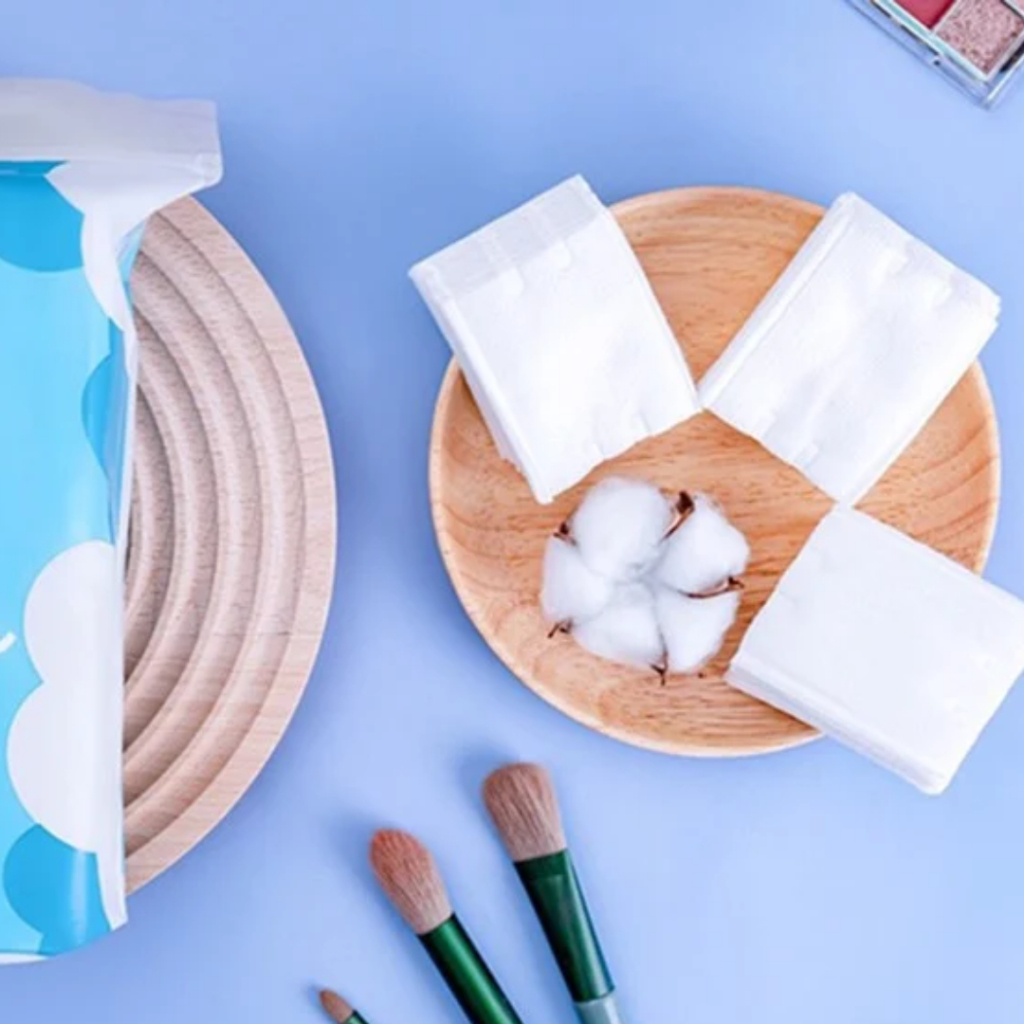 Bông Tẩy Trang Cừu Siêu Dày Mịn Habaria Sheep 100% Cotton 234 Miếng