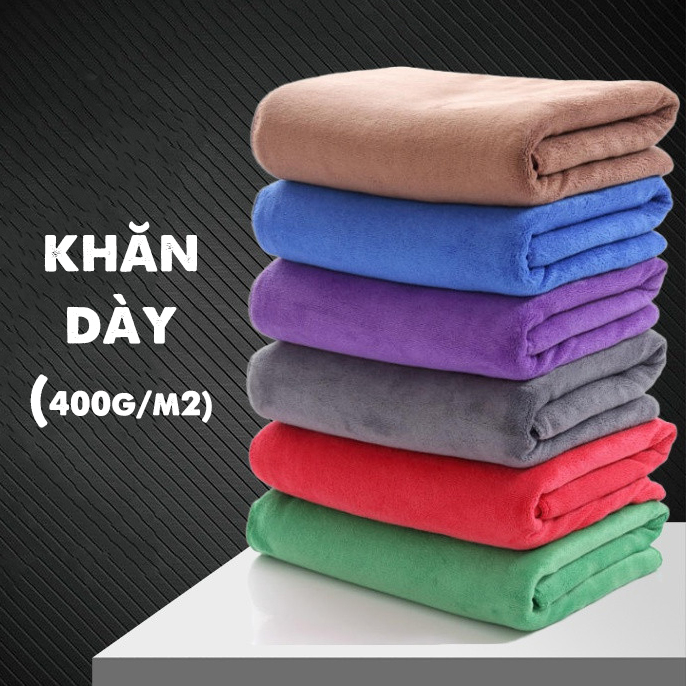 Khăn Lau Đa Năng Microfiber Rửa Ô Tô Xe Hơi Xe Máy Nhà Bếp 3M Mềm Mịn Thấm Hút Nước Cực Tốt (màu ngẫu nhiên)