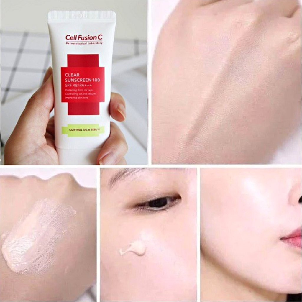 Kem Chống Nắng Nâng Tone Cell Fusion C Toning Suncreen 100 SPF 50+PA++++ 50ml Hàn Quốc Chính Hãng