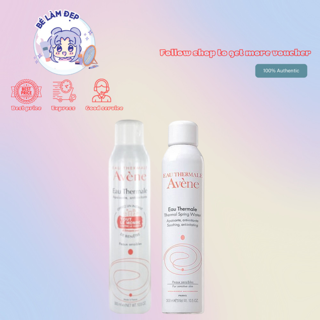 Xịt Khoáng Avene Cấp Nước, Làm Dịu & Giảm Kích Ứng Thermal Spring Water (300ml)