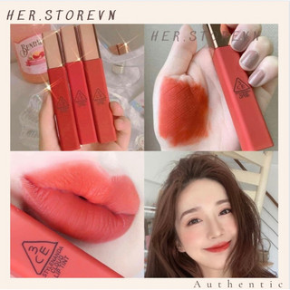 Son Kem 3CE Cloud Lip Tint Peach Tease - Màu Cam San Hô
