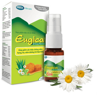 EUGICA XỊT HỌNG 15ML