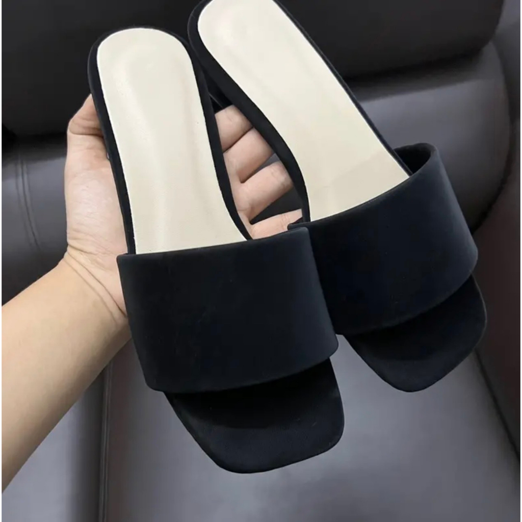 Dép lê quai bản si mờ