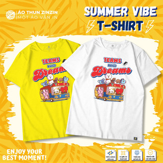 Áo nhóm unisex Team Build Dreams, 100% cotton 4 chiều cao cấp, mềm mịn, thoáng mát, bảo hành hình in