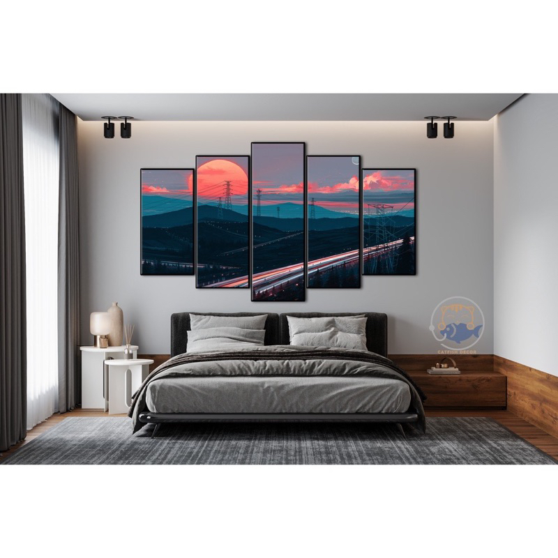 Tranh dán tường LANDSCAPE - Phong Cảnh - Digital Art - bộ 8