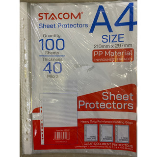 bìa lỗ A4,xấp 100 cái