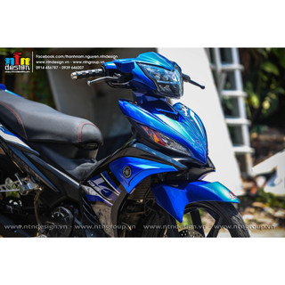 Tem Exciter 2011- 2014 mẫu LC 135 ( xanh)