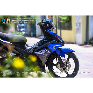 Tem Exciter 2011- 2014 mẫu LC 135 ( xanh)