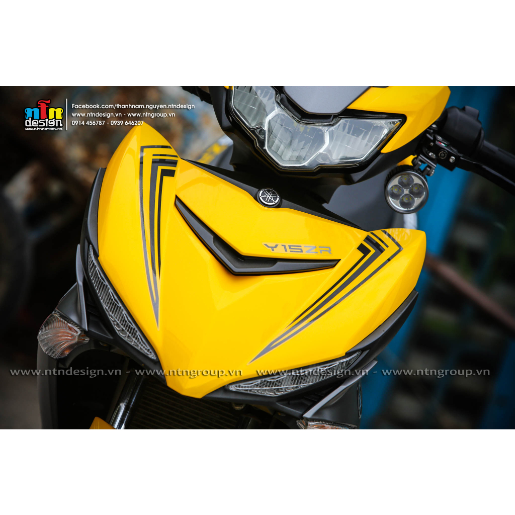 Tem Exciter 150  Xám vàng