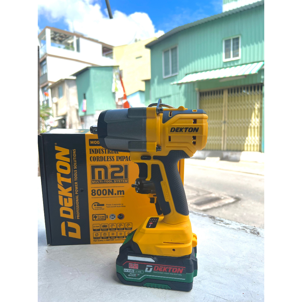 MÁY BULONG PIN DEKTON 800N CHÂN PIN MAKITA THÔNG DỤNG M21-IW800N/ M21-IW801N