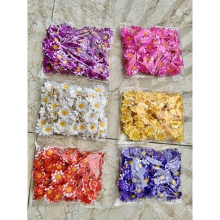 Bịch 100 bông cúc mi nhỏ. Hoa trang trí