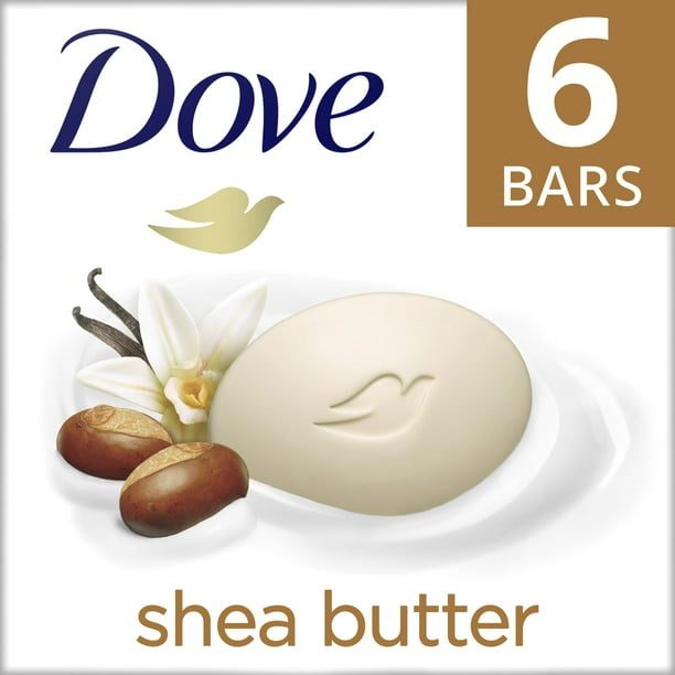 Xà bông cục dưỡng ẩm mịn da Bơ hạt mỡ Dove shea butter