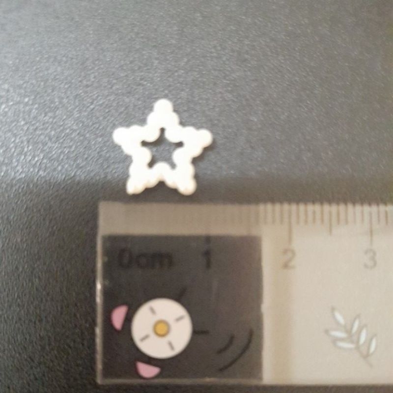 10-12 charm ngọc trai nhựa hình trái tinh, mặt trăng, ngôi sao, hình tròn, hoa decor top, ốp lưng