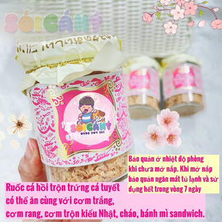 Ruốc cá hồi trộn trứng cá tuyết