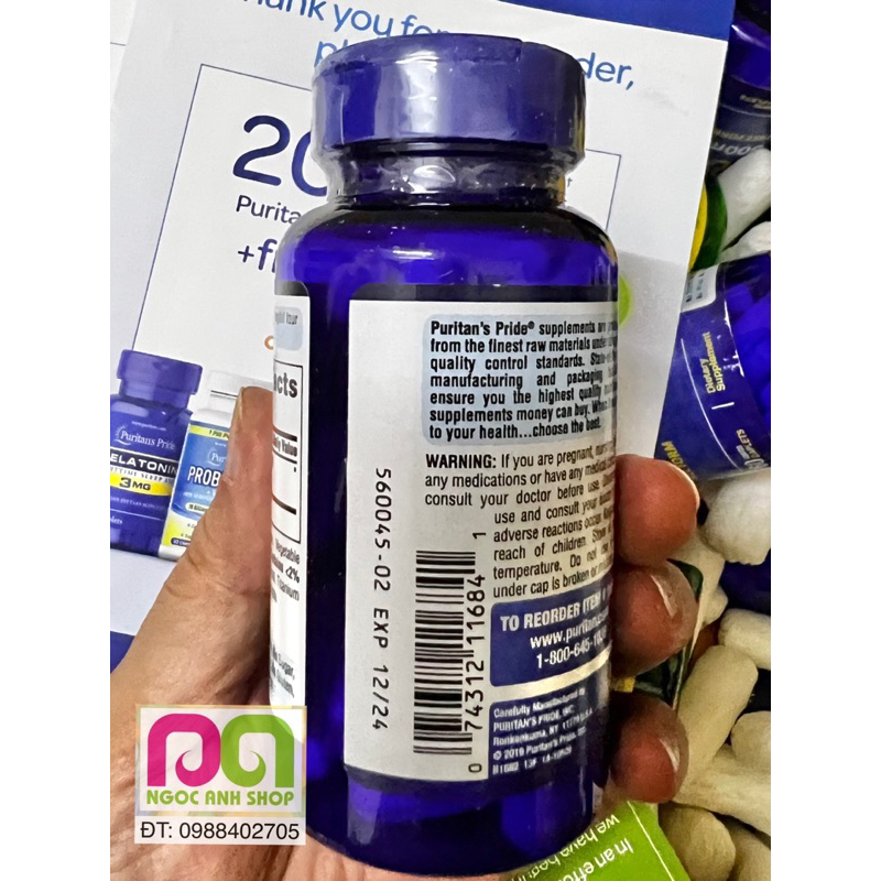 L-carnitine Puritan 60 viên