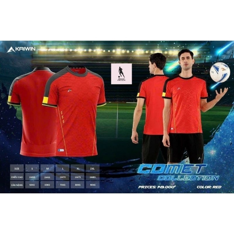 BỘ QUẦN ÁO BÓNG ĐÁ KAIWIN COMET