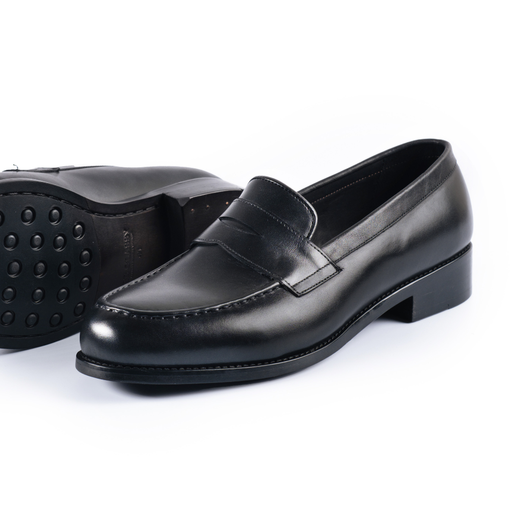 Giày Tây Lười Cao Cấp MOROS LOAFERS - LF24 - Da Bò Ý Lót Trong Da Bò Mộc - Thương hiệu Be Classy