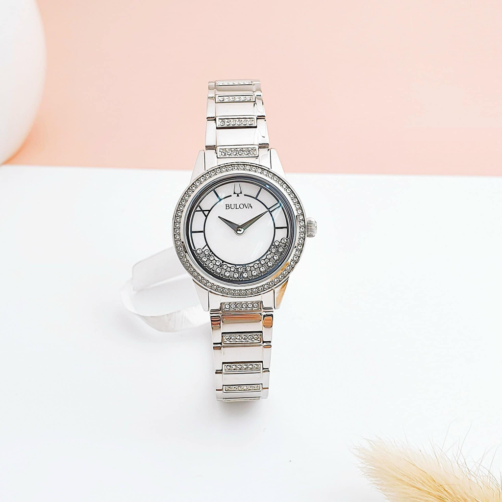 Đồng hồ nữ dây thép Bulova 96L257