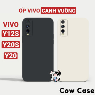 Ốp lưng Vivo Y12s / Y20 / Y20S (V2026) viền vuông Cowcase | Vỏ điện thoại cặp đôi Vi vo bảo vệ camera toàn diện TRON