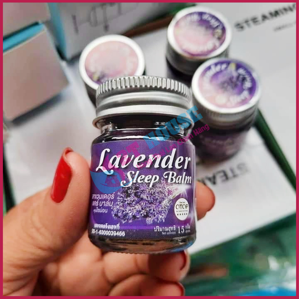 Dầu cù là giúp ngủ ngon/dầu massage hỗ trợ giấc ngủ hương Lavender Sleep Balm Thái Lan hủ 15g 2T House Shop