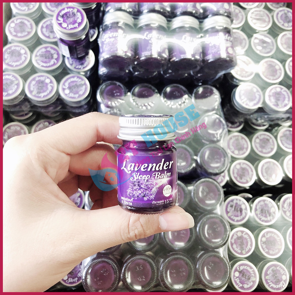 Dầu cù là giúp ngủ ngon/dầu massage hỗ trợ giấc ngủ hương Lavender Sleep Balm Thái Lan hủ 15g 2T House Shop