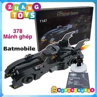 Đồ chơi Xếp hình người dơi Batman siêu xe Batmobile gồm 378 hình phiên bản Limited Edition Minifigures 8228 7147
