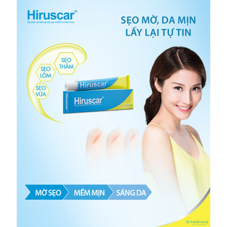 HIRUSCAR SẸO - MỜ SẸO, MỀM DA, SÁNG DA