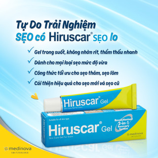 HIRUSCAR SẸO - MỜ SẸO, MỀM DA, SÁNG DA