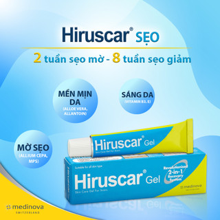 HIRUSCAR SẸO - MỜ SẸO, MỀM DA, SÁNG DA