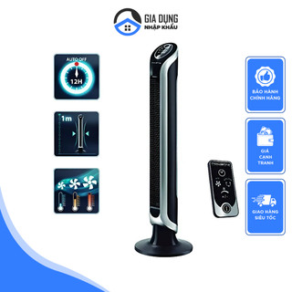 Quạt tháp rowenta vu6670f0, công suất 40w, 3 tốc độ, điều khiển từ xa, nhập đức, bh 12 tháng
