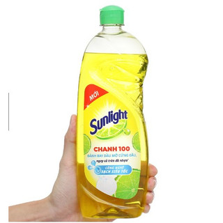 Nước Rửa Chén Sunlight Chai 400g/750g Hương Chanh đánh bay dầu mỡ