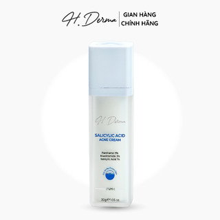 Kem Dưỡng Ngăn Ngừa Mụn T.270 H.Derma Salicylic Acid Acne Cream