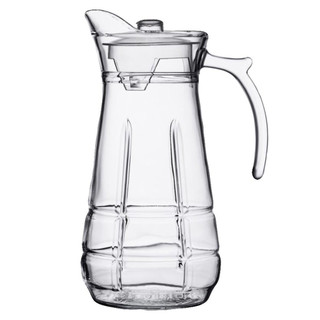 Bình nước thủy tinh deli sọc vuông 1.7 lít - yzh-36