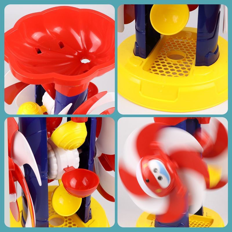 Đồ chơi guồng quay xúc cát,hạt muồng,hạt sứ, bộ đồ chơi xúc cát đi biển cho bé