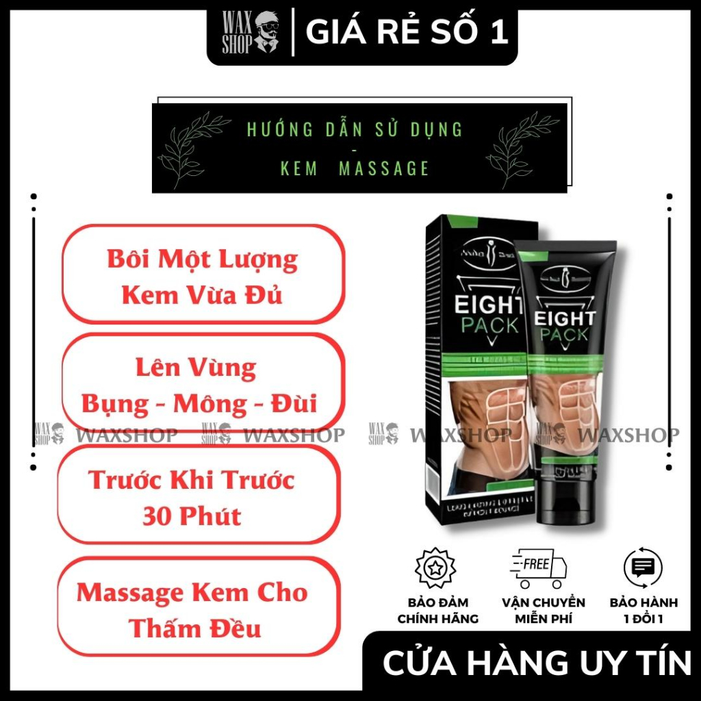 Kem Tan Mỡ  Bụng -Tăng Cơ Bụng Dành Cho Nam Giới Eight Pack - Kem Giảm Mỡ Toàn Thân - Giảm Mỡ Bụng - Gel Giảm Mỡ Bụng