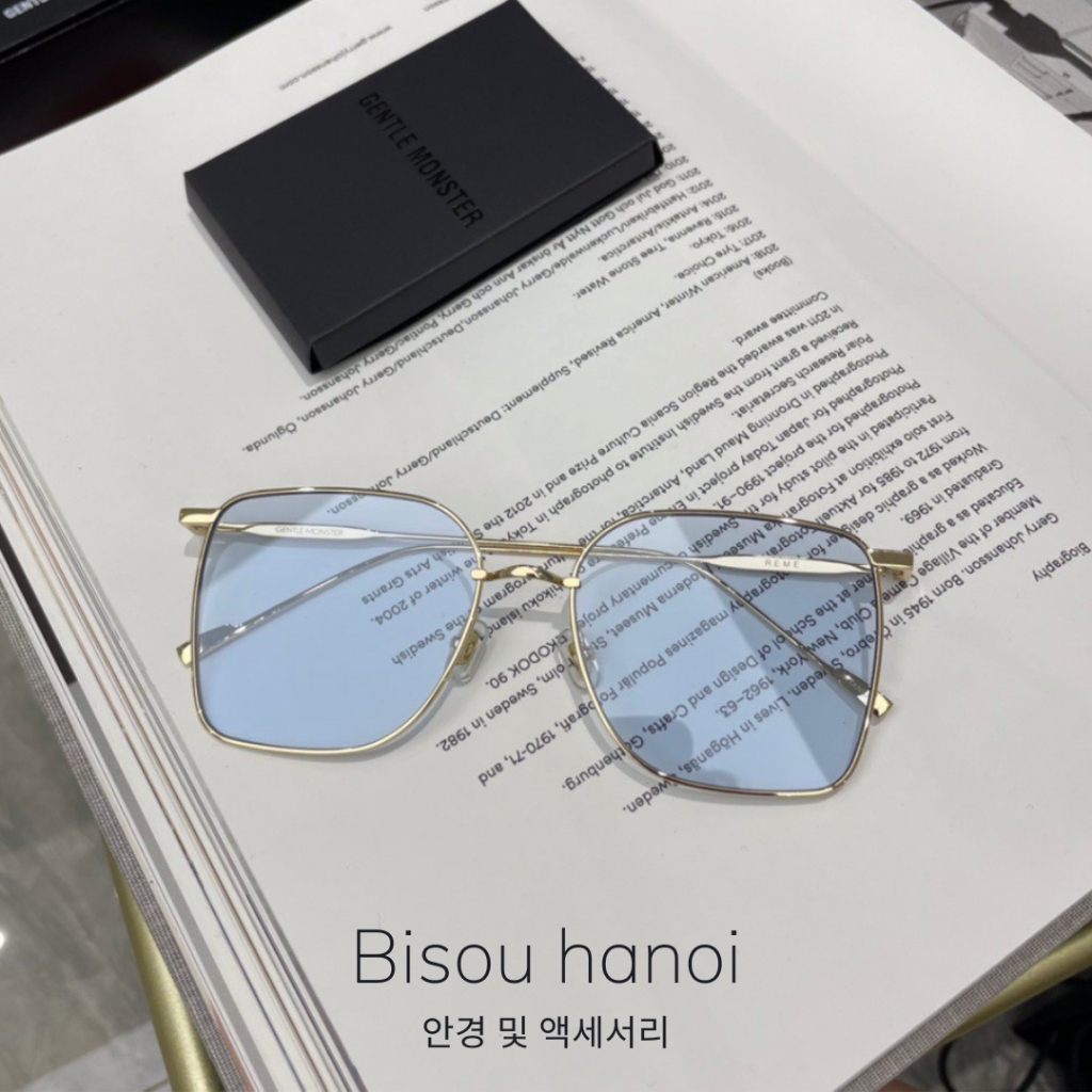 Kính mát thời trang nữ kim loại dáng vuông 𝐑𝐄.𝐌𝐄 KSC02 Bisouhanoi