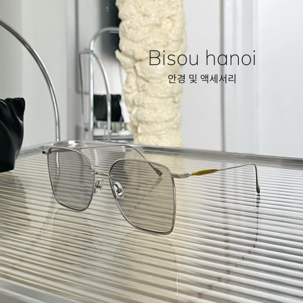 Kính mát thời trang nữ kim loại dáng vuông 𝐑𝐄.𝐌𝐄 KSC02 Bisouhanoi