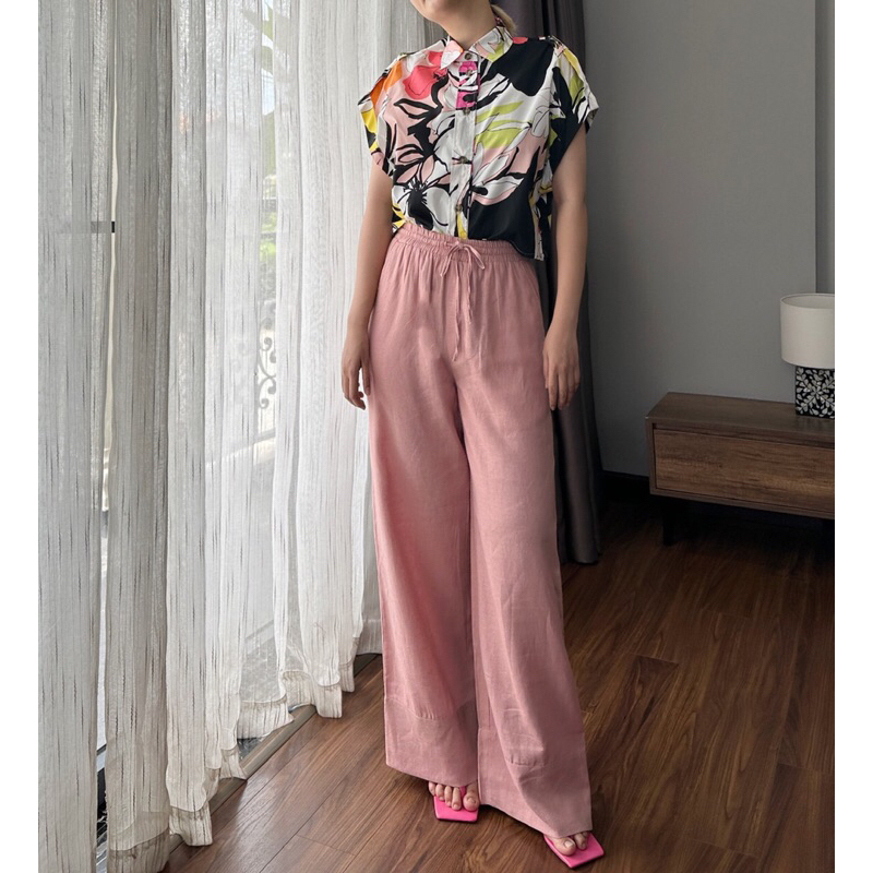 Quần dài linen tưng dư xịn dài 100cm