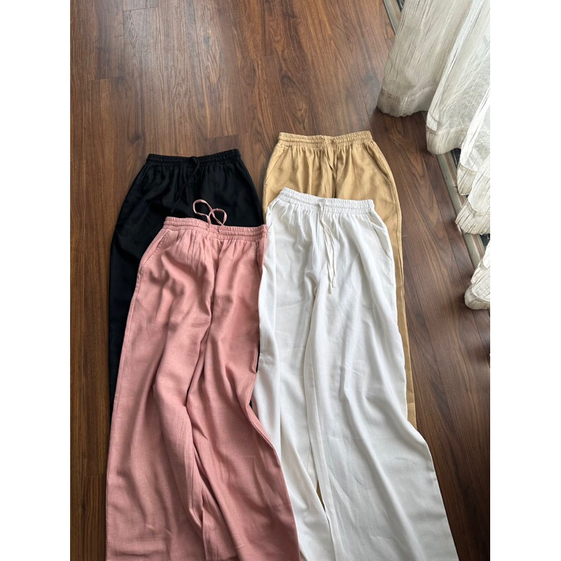Quần dài linen tưng dư xịn dài 100cm