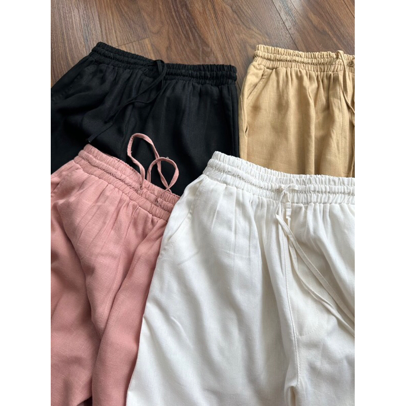 Quần dài linen tưng dư xịn dài 100cm